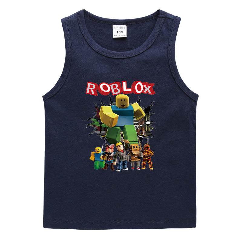 Sports boy sleeveless sweatshirt