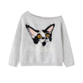 Old German Cat Letter Sweater