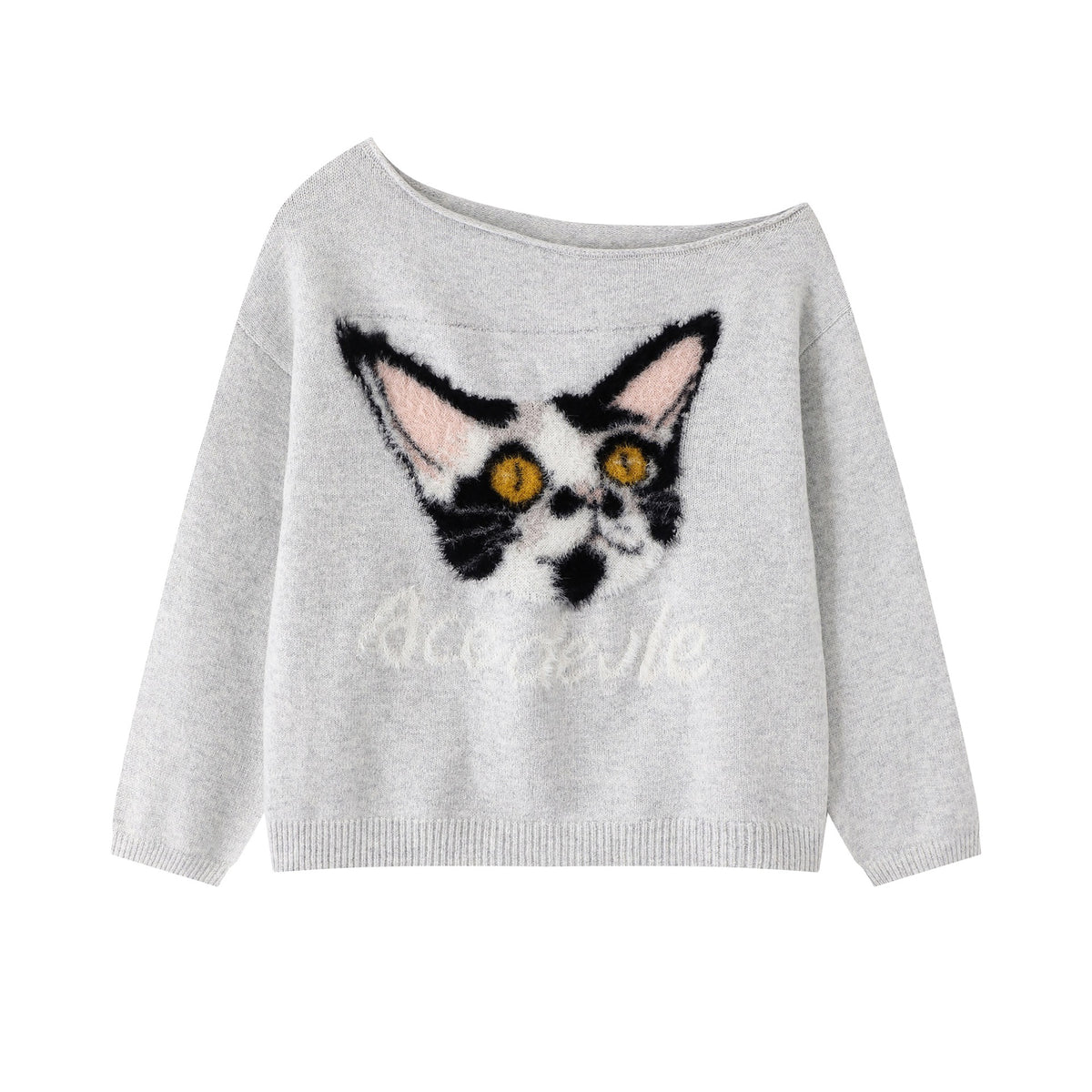 Old German Cat Letter Sweater
