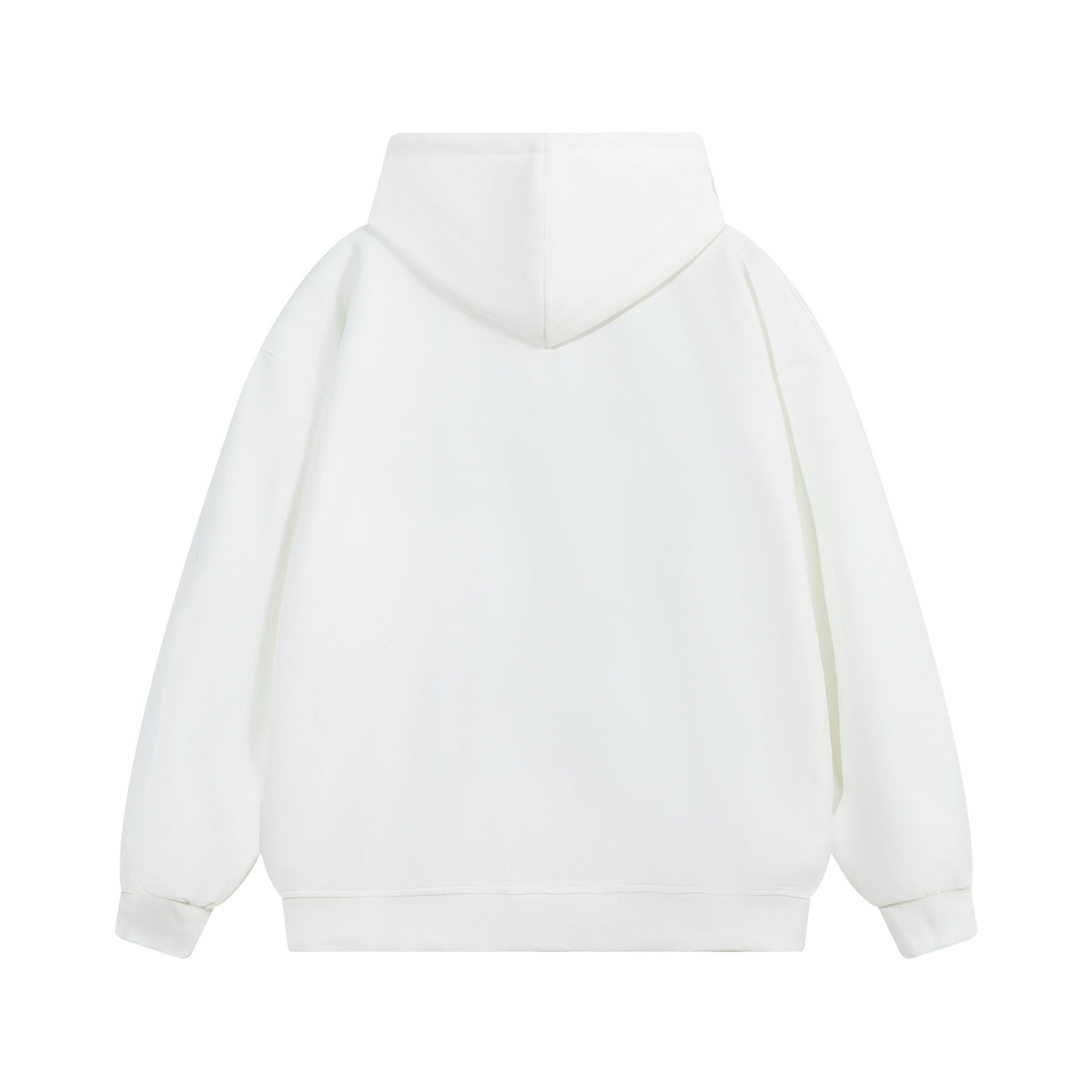 Men's Nine Grid Art Print Zip-Up Hoodie