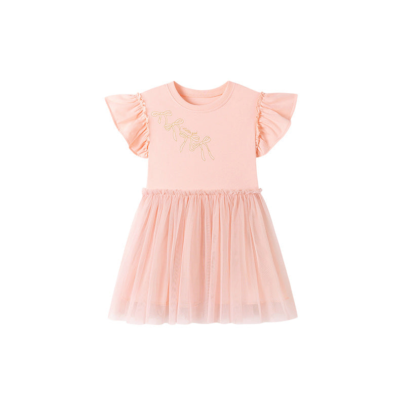 Dress for Girls, Summer Sleeveless Floral Print Dress, Casual Children's Dress