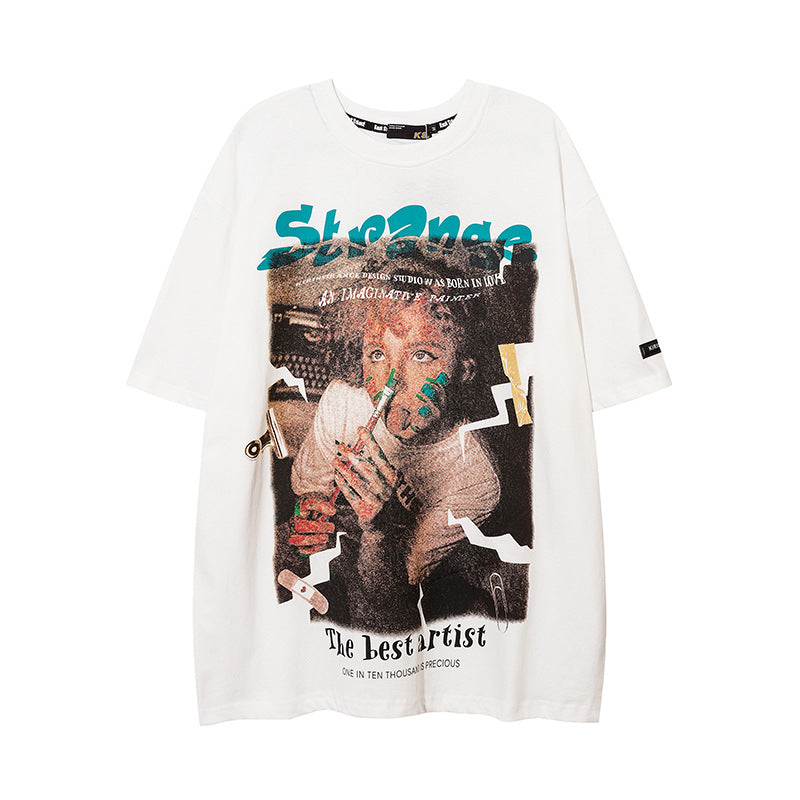 Drawing Boy Personalized Men's and Women's T-shirt