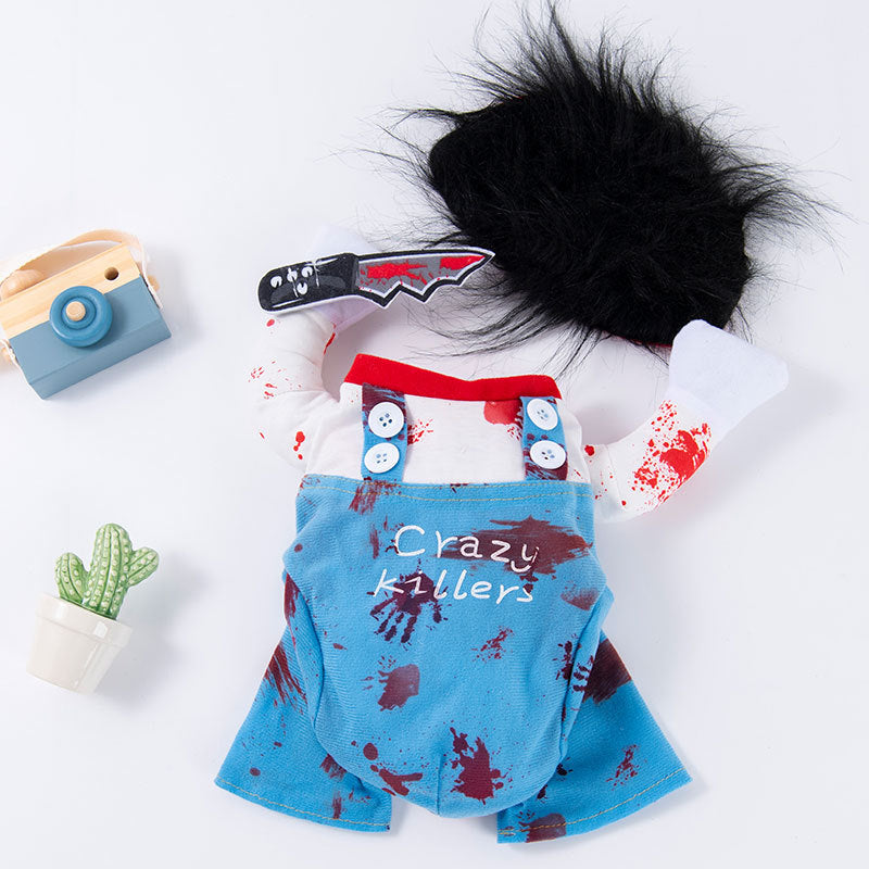 Funny Pet Costume - Halloween & Christmas Dress-Up for Dogs and Cats