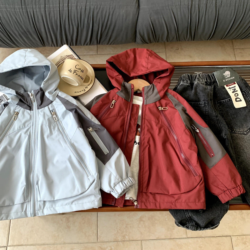 Boys' Spring and Autumn Coat Autumn Children's Boy