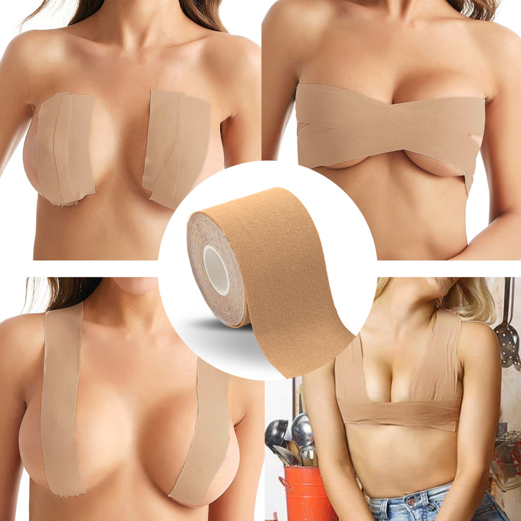 Boob Tape, Non-Trace Anti-Sagging External Expansion Chest Stretch Tape