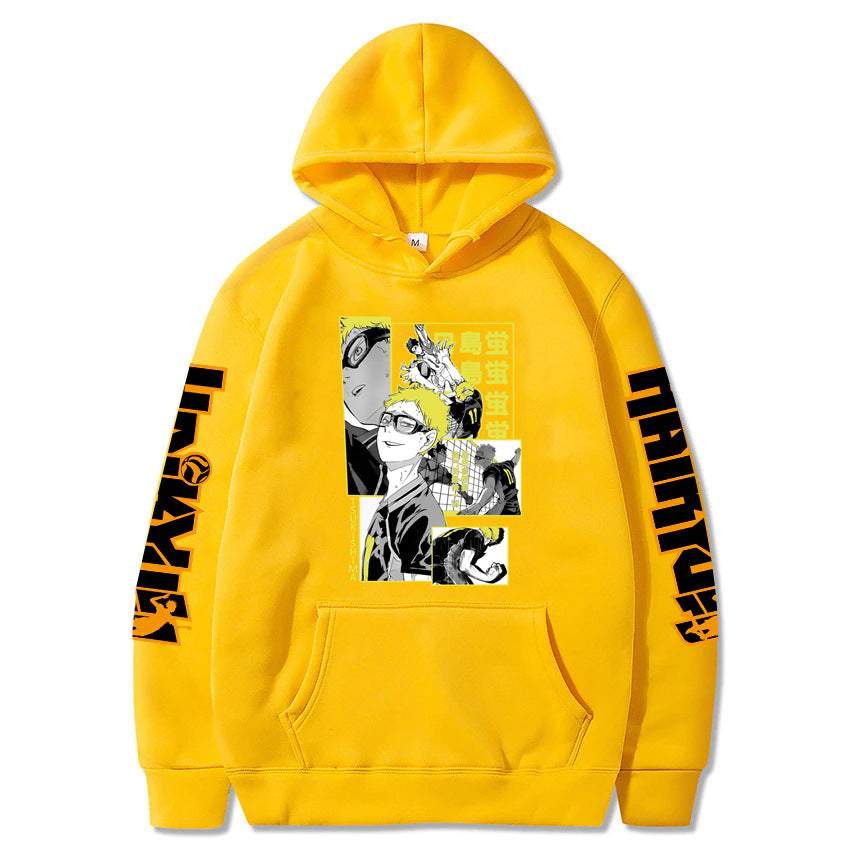 Haikyuu Volleyball Boy Loose Hooded Sweatshirt