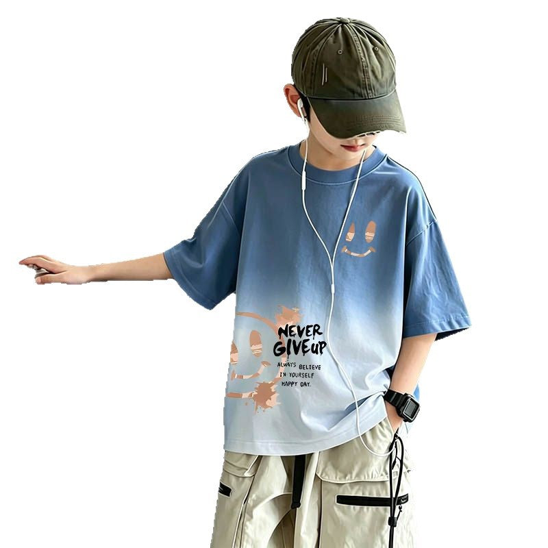 Children's Boy Short Sleeve T-Shirt Top