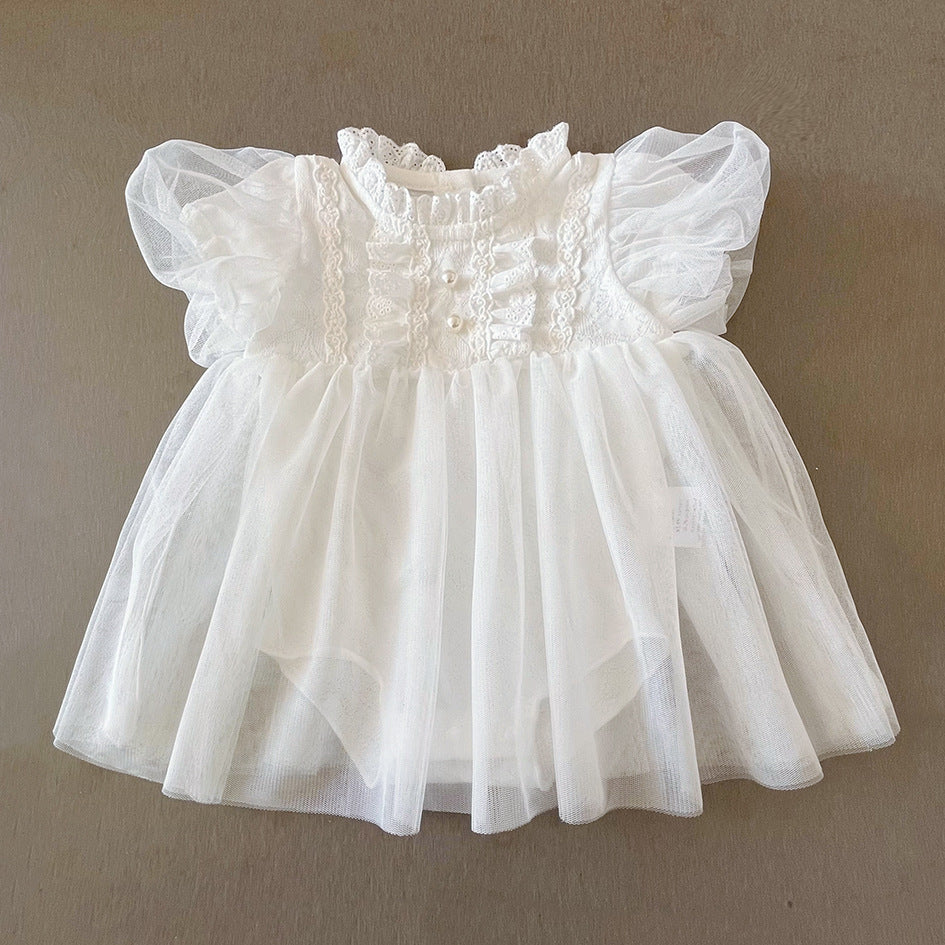 Baby Lace Gauze Dress Birthday Princess Dress