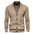 V-neck long sleeved woolen man