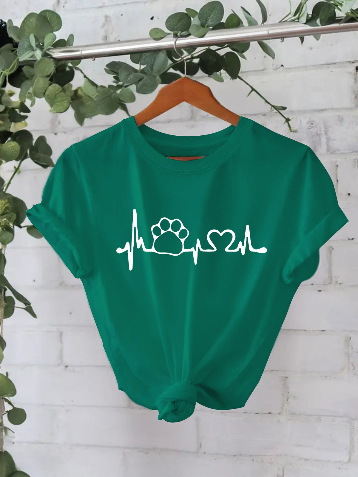 Pet Love New Round Neck Loose Short Sleeve