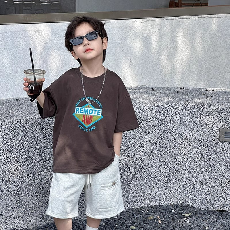 Children's Clothing Boy Short Sleeve T-Shirt