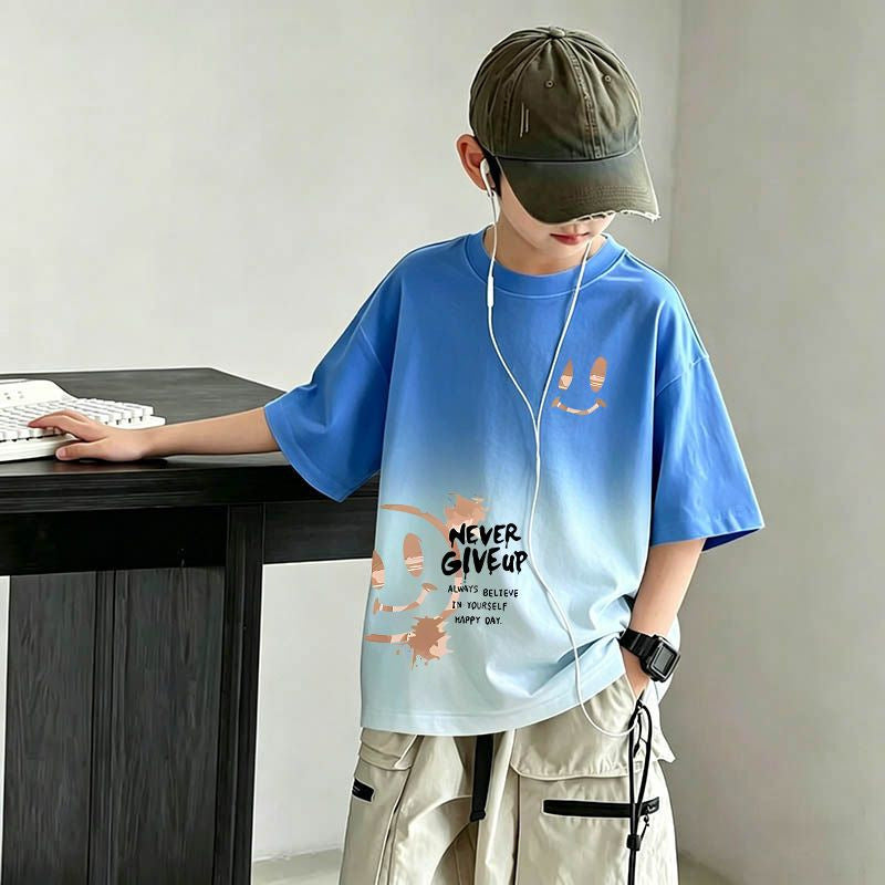 Children's Boy Short Sleeve T-Shirt Top