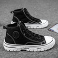 High top canvas shoes Korean style trendy sports and leisure shoes fashionable trendy shoes student board shoes