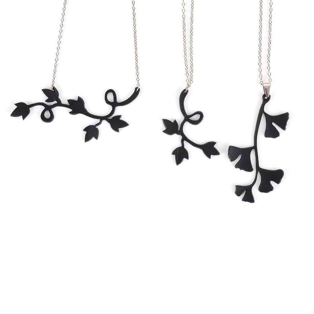 Lethisia Upcycled Rubber Handmade Pendant Necklace-3