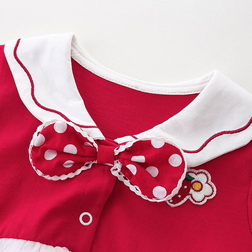 Baby Girl Strawberry Princess Dress 1-3 Years Summer Dress for Toddlers Charming Tulle Skirt
