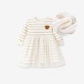 Fashion Mesh Girl's Dress, Cartoon Princess Dress for KidsTrendy Children's Dress