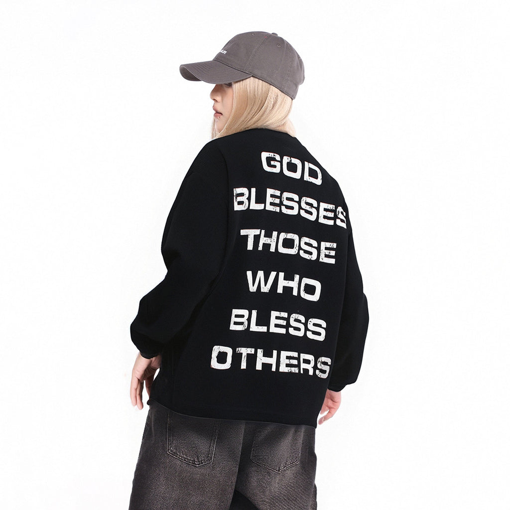 Cross hoodie man