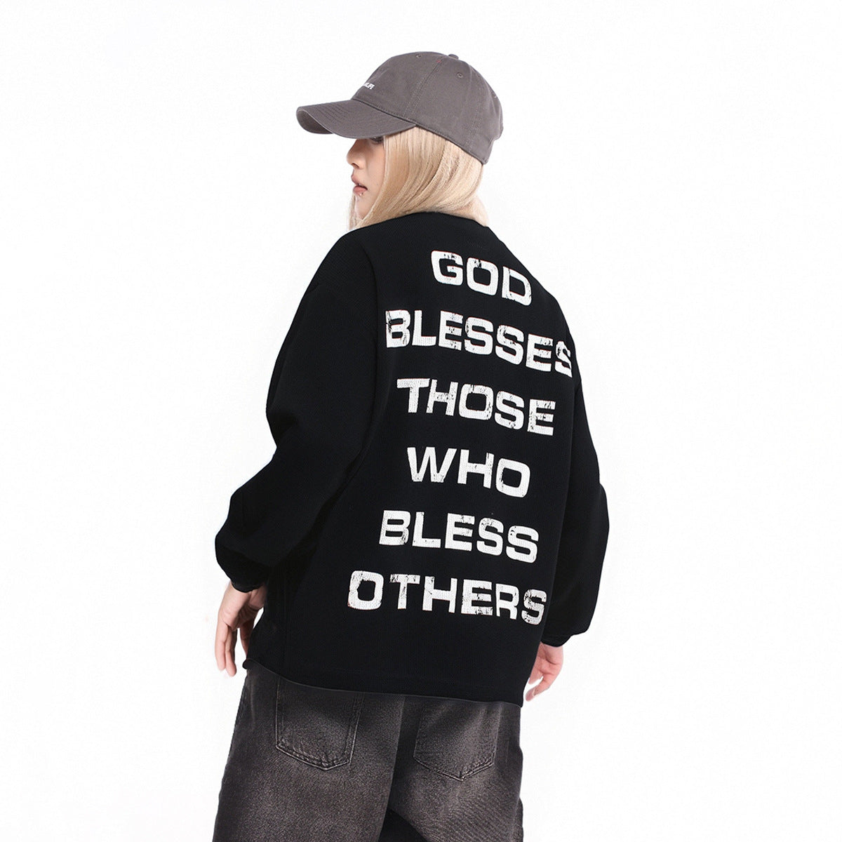 Cross hoodie man