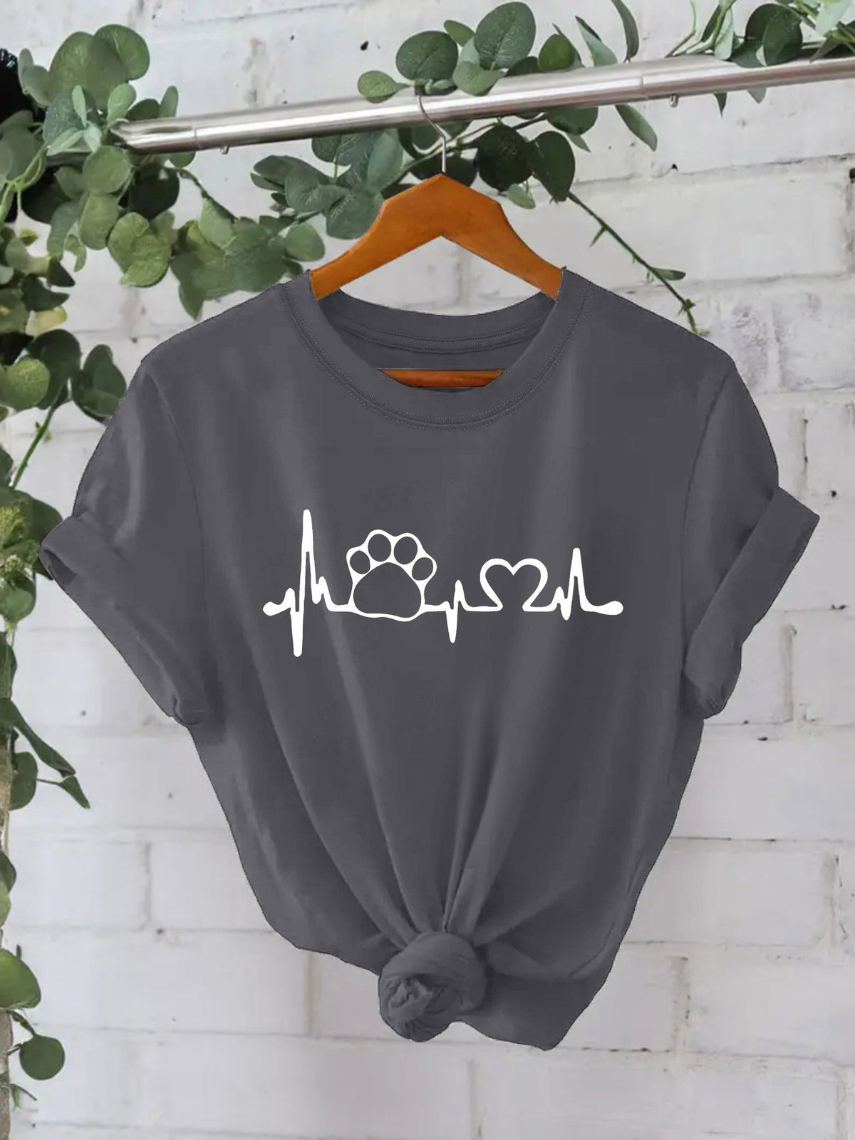 Pet Love New Round Neck Loose Short Sleeve