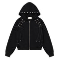 Double sided multi button tied bow casual jacket