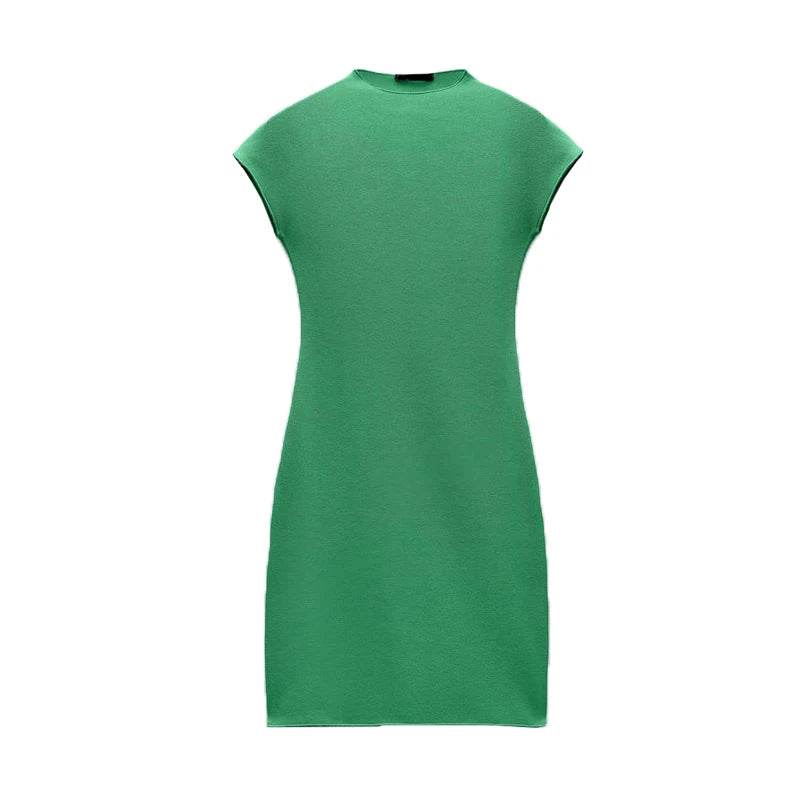 Knitted Short Dresses for Women Elastic Bodycon Dress Woman  Womens Mini Dresses Female