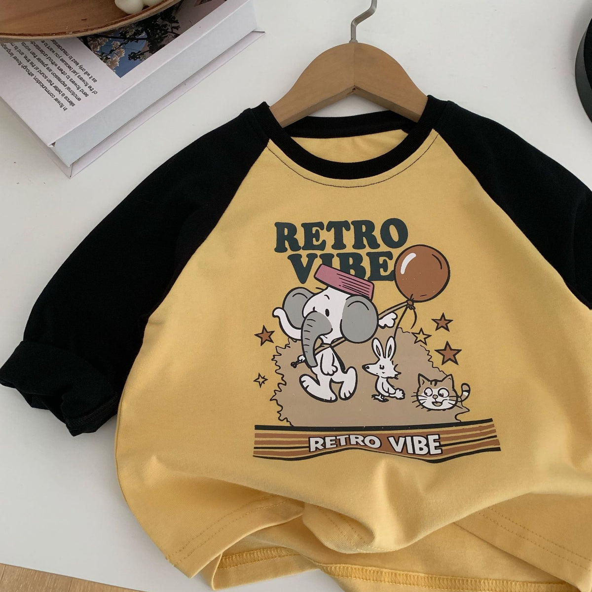 Cartoon Elephant Boy Long Sleeve