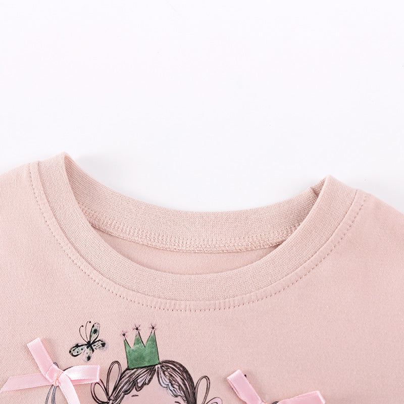 Girls' Chiffon Dress Summer Short Sleeve Cute Dress Princess Dress
