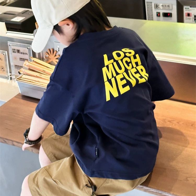 Kids Boy Short Sleeve Cotton T-Shirt