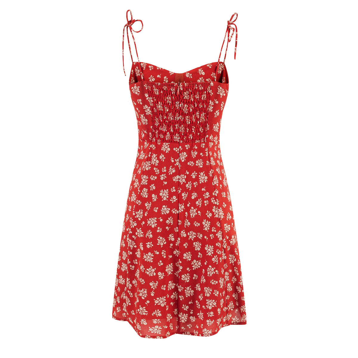 Strapless Dress Print Short Dress