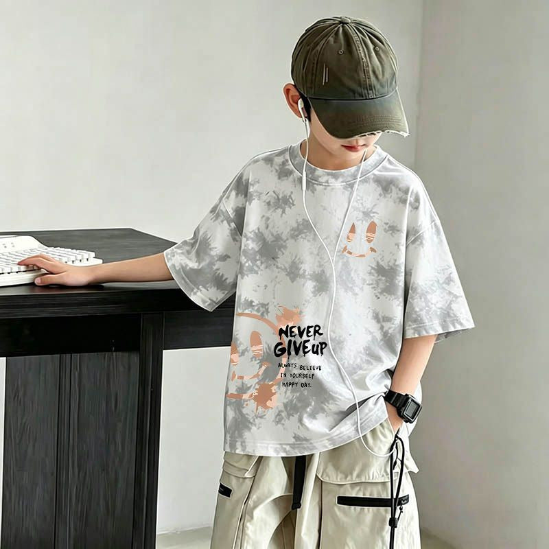 Children's Boy Short Sleeve T-Shirt Top