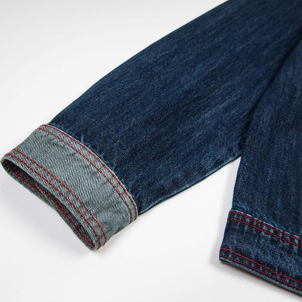 Men's Colour Block Patchwork Denim Jacket