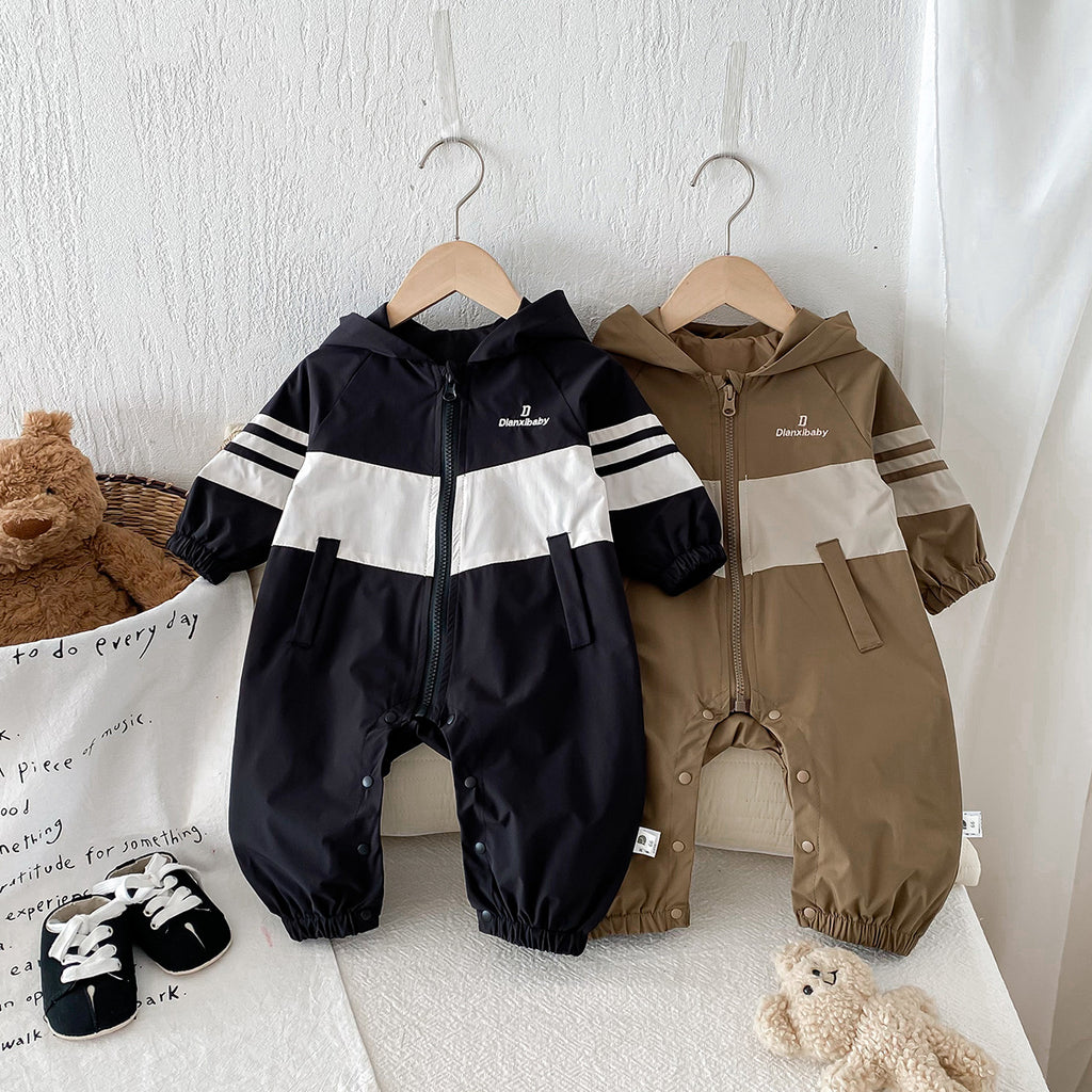 Baby Boy Overall Autumn Outfit Infant Clothes Fall Jacket Baby Boy Windbreaker Outdoor Wear Crawling Suit