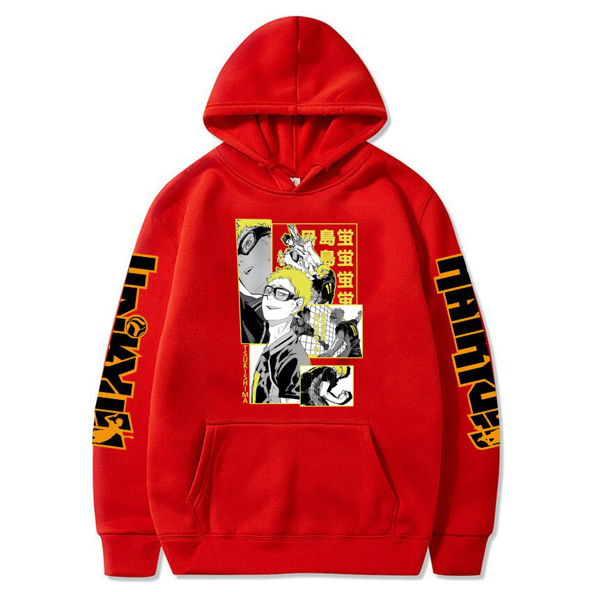 Haikyuu Volleyball Boy Loose Hooded Sweatshirt