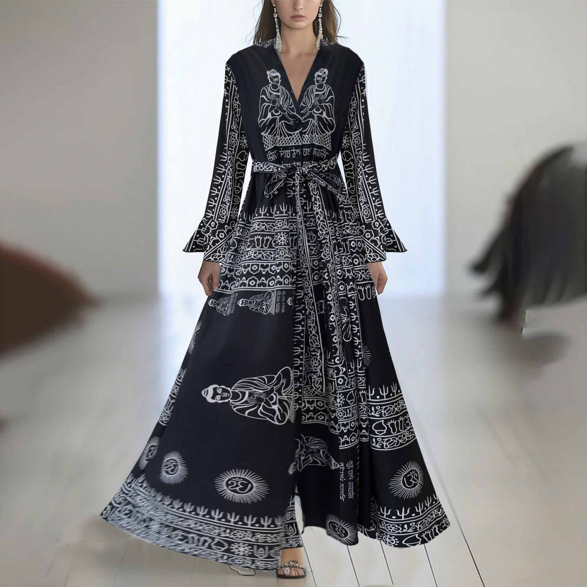 printed dress