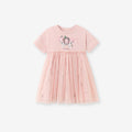 Girls' Chiffon Dress Summer Short Sleeve Cute Dress Princess Dress