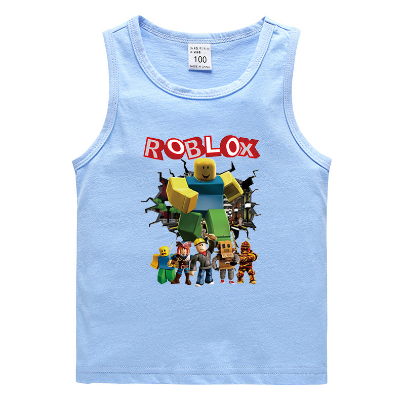 Sports boy sleeveless sweatshirt