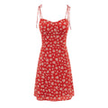Strapless Dress Print Short Dress