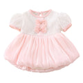 Baby Girls’ Pink Button-Front Dress