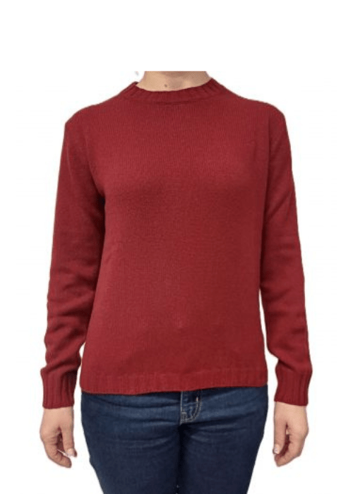 Women's Crew Neck Sweater in Recycled Cashmere