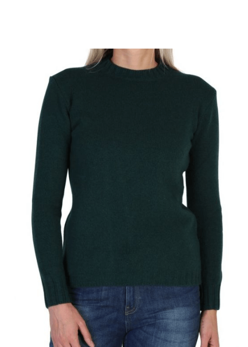Women's Crew Neck Sweater in Recycled Cashmere