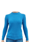 Women's Crew Neck Sweater in Recycled Cashmere