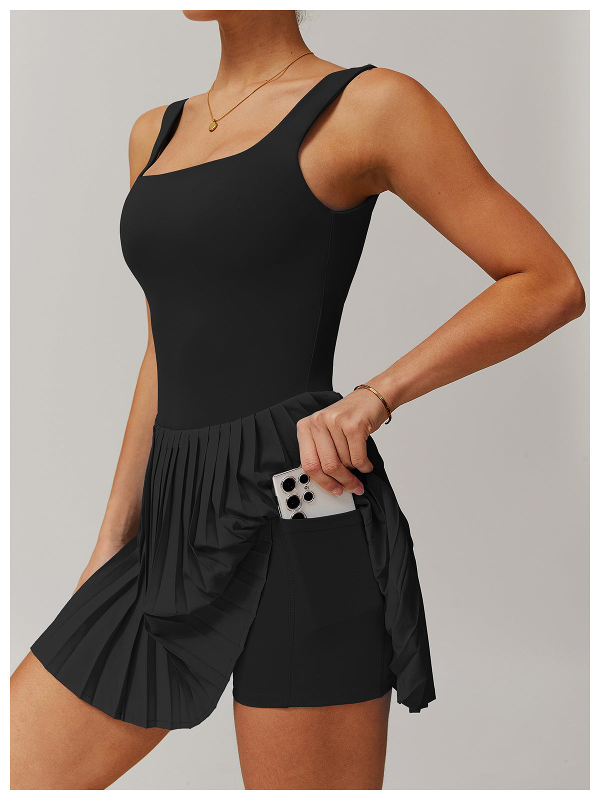 Pleated Tennis Dress