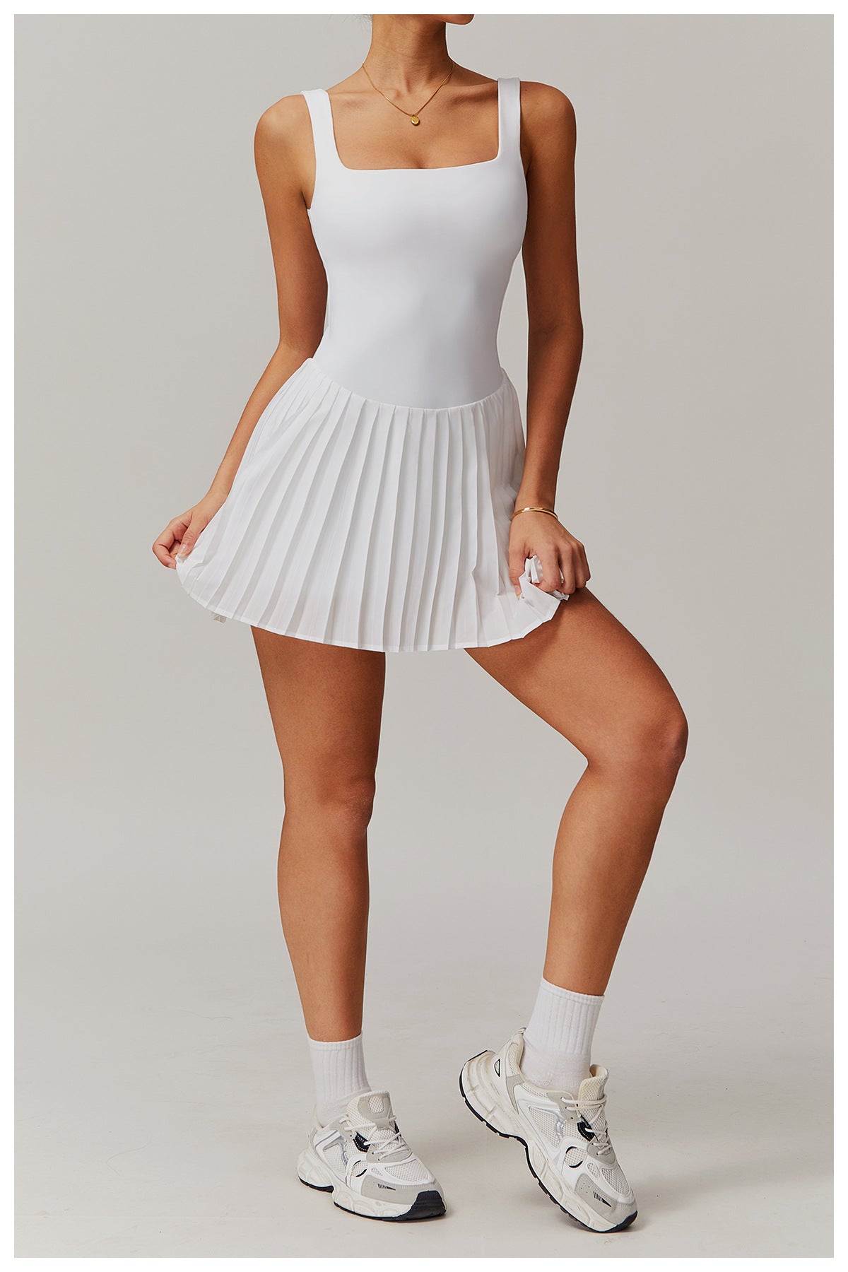 Pleated Tennis Dress