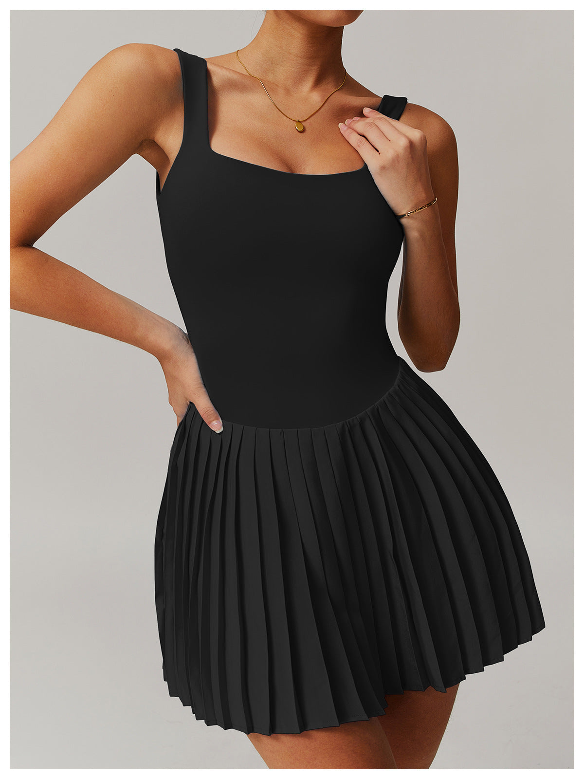 Pleated Tennis Dress