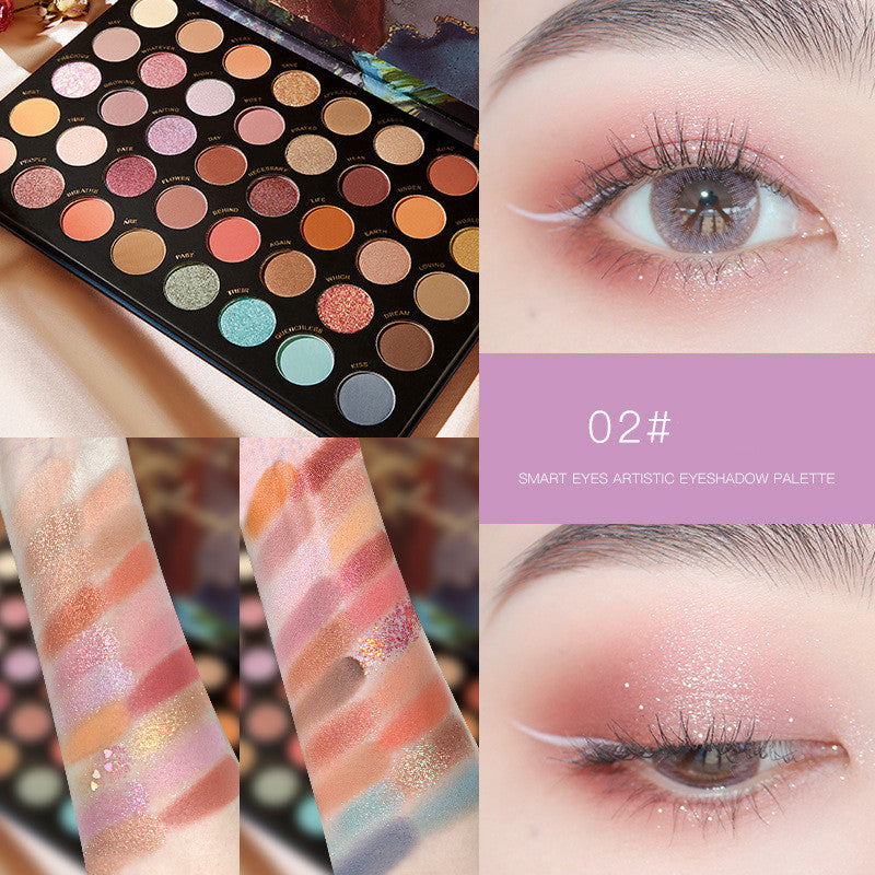 Pearly Earth Color Multi-color Eyeshadow Palette