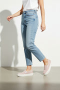 Women's Slip-On Sneakers, ice pink suede